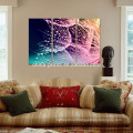 Dandelion Canvas Wall Art for Living Room/closeup Dewdrop on Plant Canvas Prints/colorful Flower Canvas Artwork